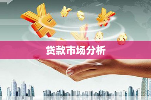 泾源贷款市场分析