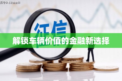 泾源解锁车辆价值的金融新选择