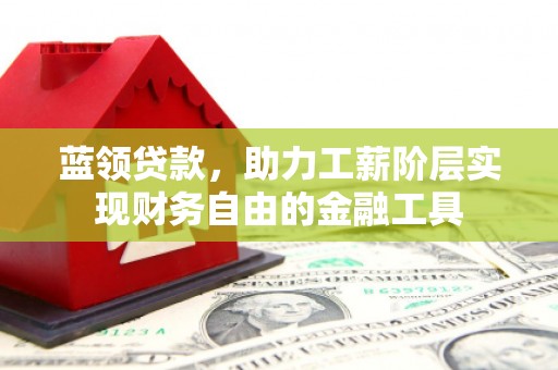泾源蓝领贷款，助力工薪阶层实现财务自由的金融工具
