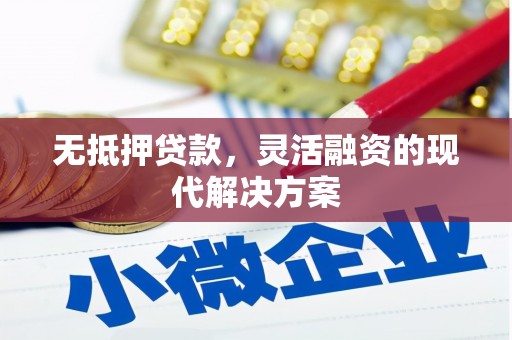 泾源无抵押贷款，灵活融资的现代解决方案