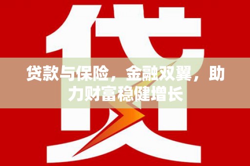 泾源贷款与保险，金融双翼，助力财富稳健增长
