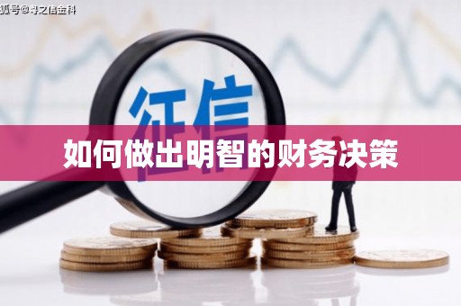 泾源如何做出明智的财务决策