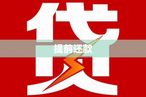 泾源提前还款